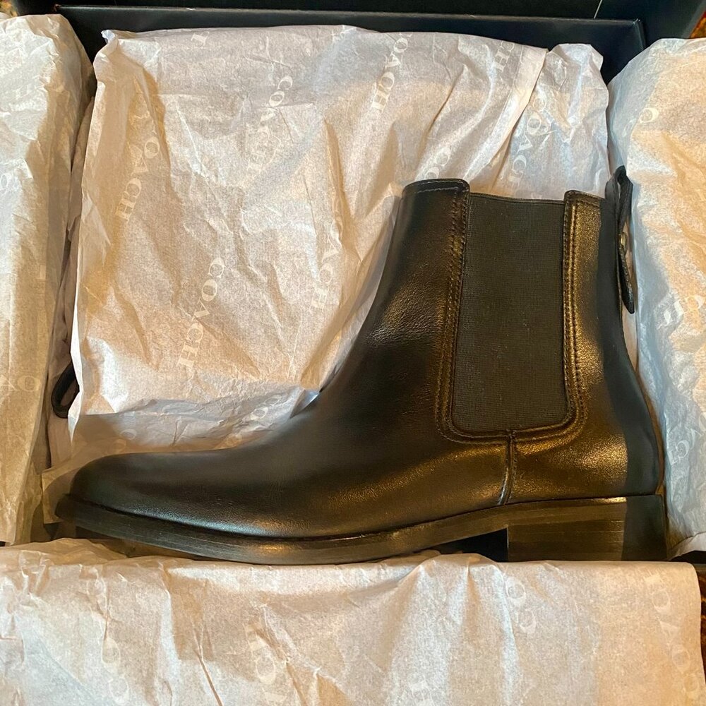 Coach Maeve Black Bootie Size 9 - Picture 8 of 8